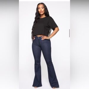 Fashion Nova Bell Bottom Flare Jeans - Size 3/26
